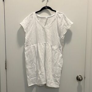 NWT White Cotton Swim Cover Up